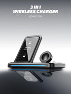 Ven-Dens VD-WLC016 – Chargeur sans fil 3-en-1