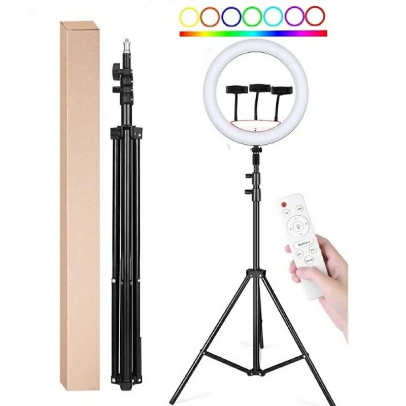Ring Light MJ56 RGB avec Trépied