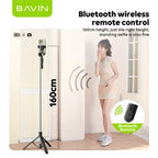 BAVIN P15 Multifunction Selfie Stick Stable Tripod Stand 360 Rotation