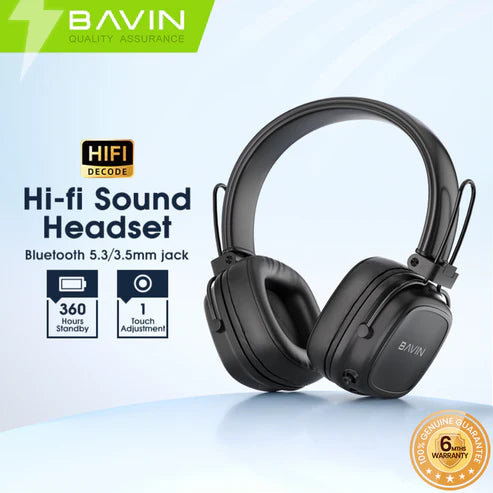BH-57 Casque Bluetooth BAVIN