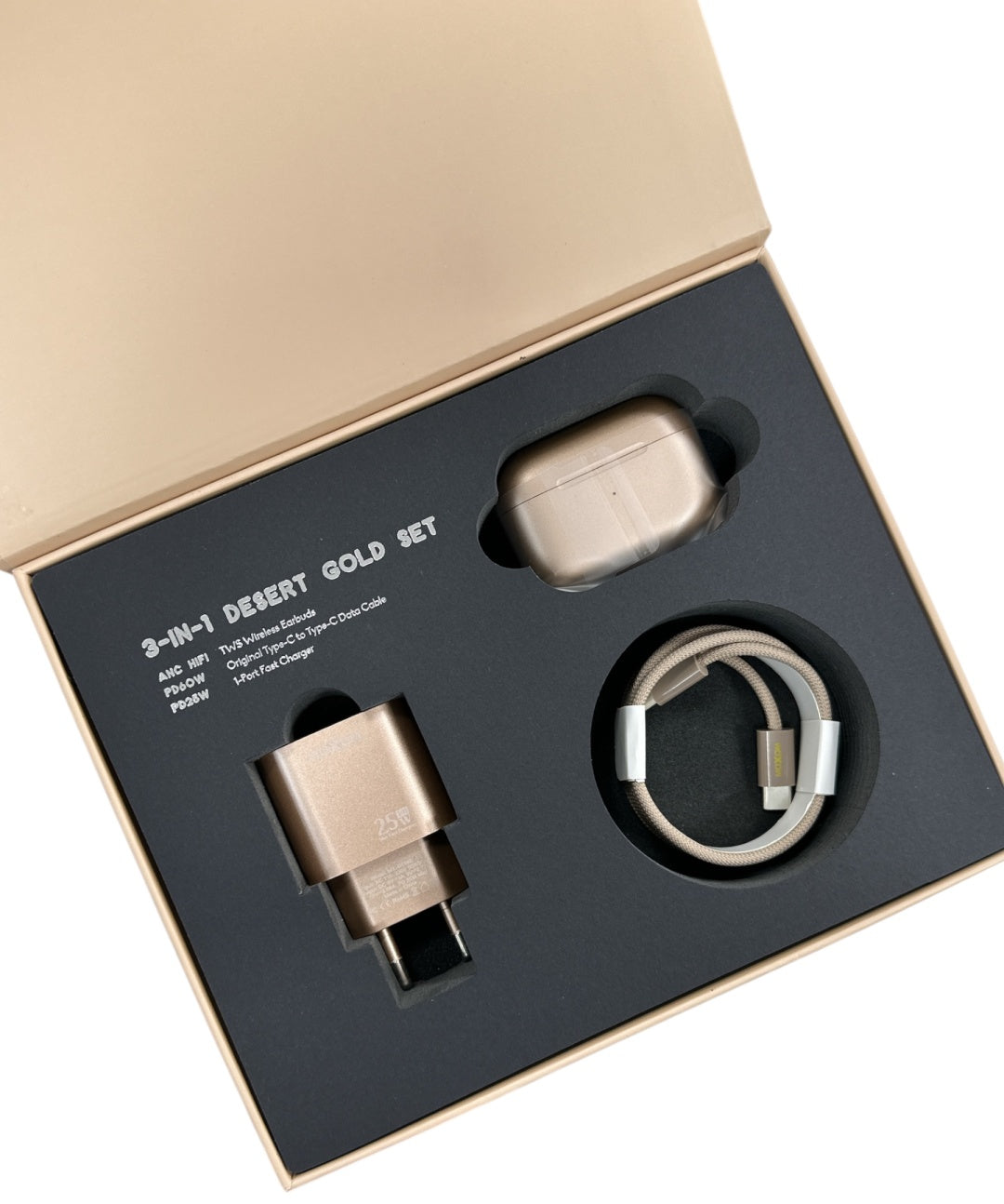 Écouteurs TWS sans fil ANC Type-C Moxom