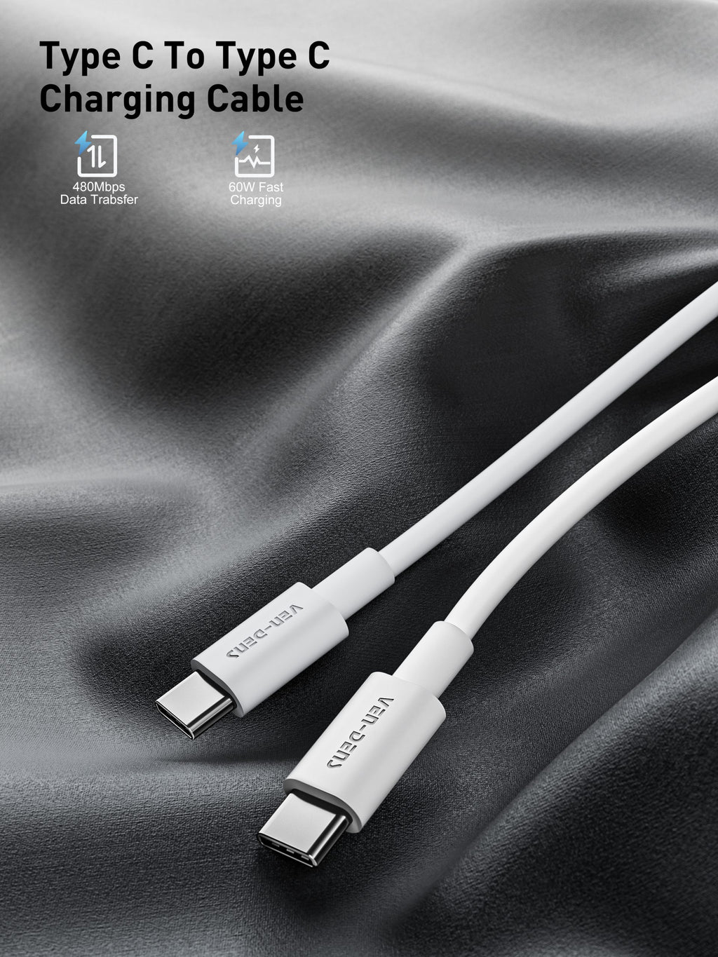 Câble USB-A vers USB-C pour câble Type-C Ven-Dens