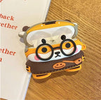 Étui Airpods motif Tigre dessin  - En silicone souple KZA015