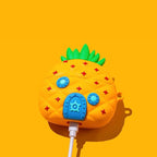 Étui Airpods Motif ananas - En silicone souple KZA012