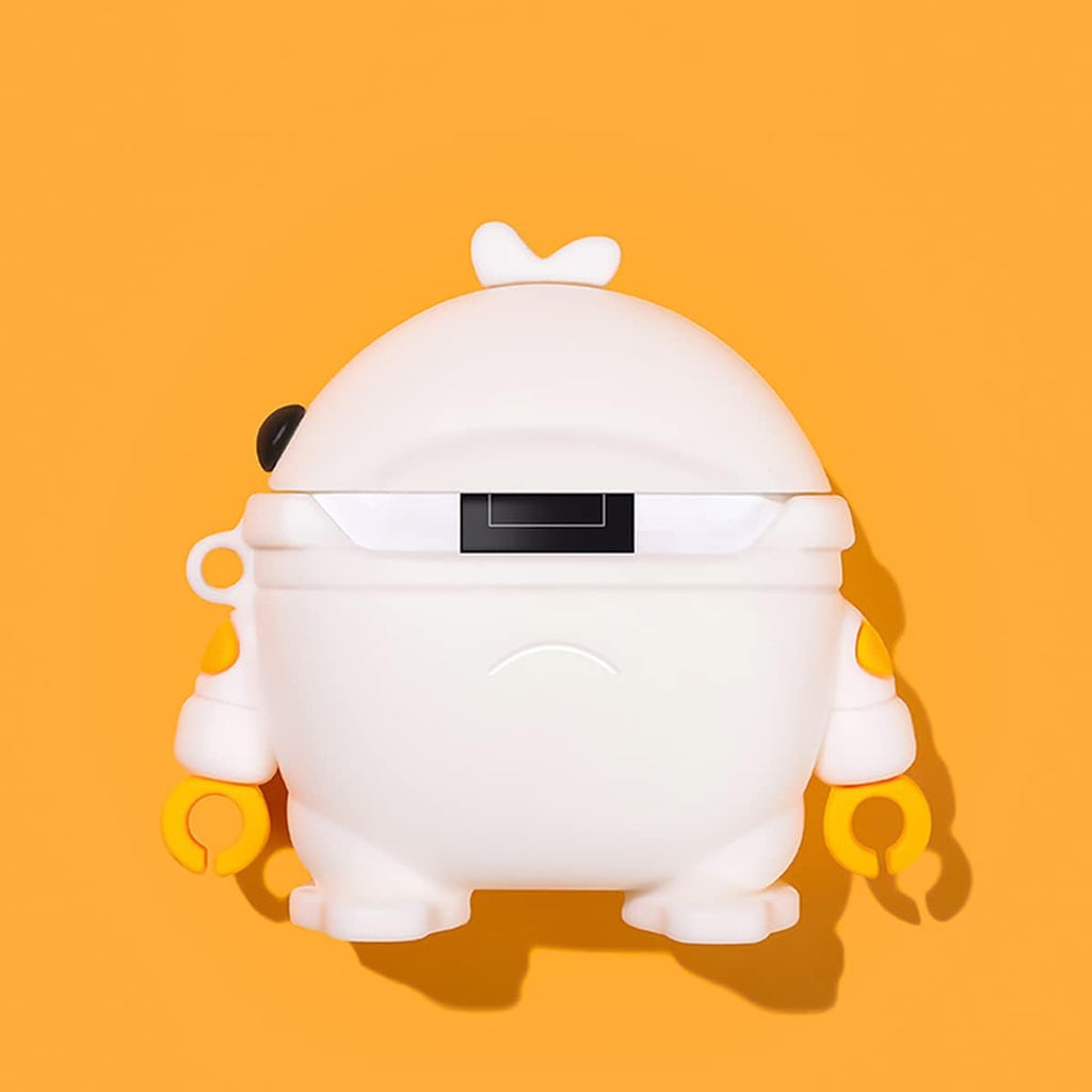 Étui Airpods motif canard de l'espace - En silicone souple KZA014