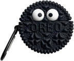 Étui Airpods en forme de Oreo- En silicone souple KZA007