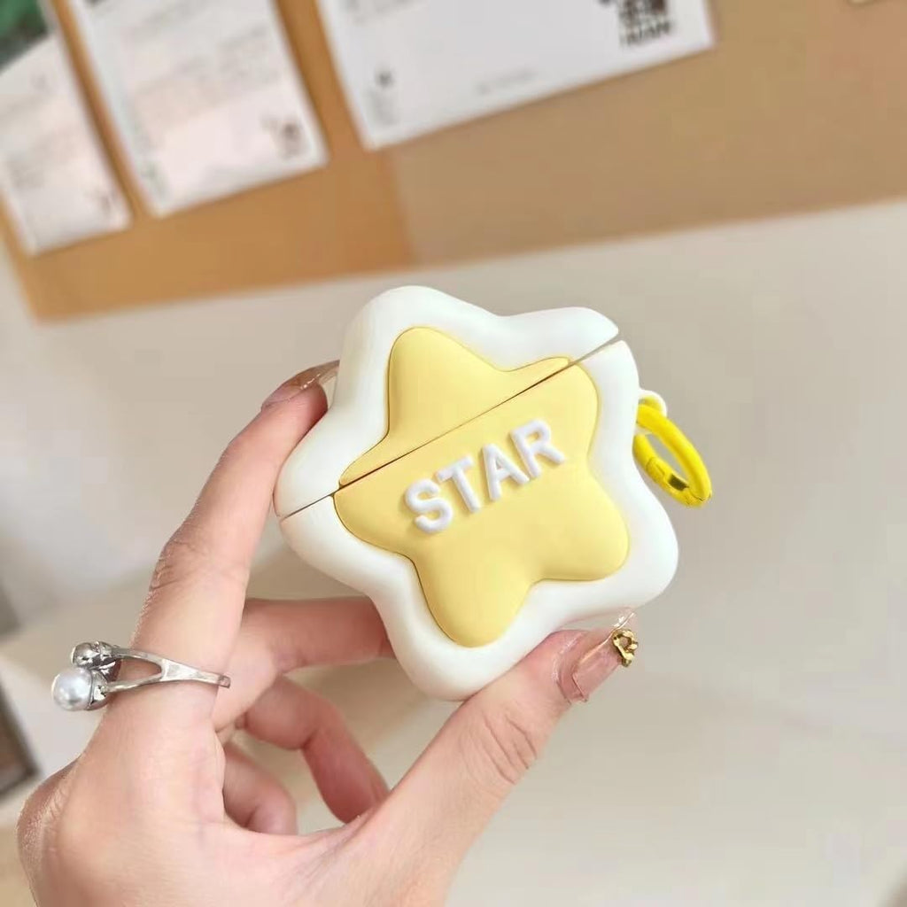 Étui Airpods STAR - En silicone souple KZA009