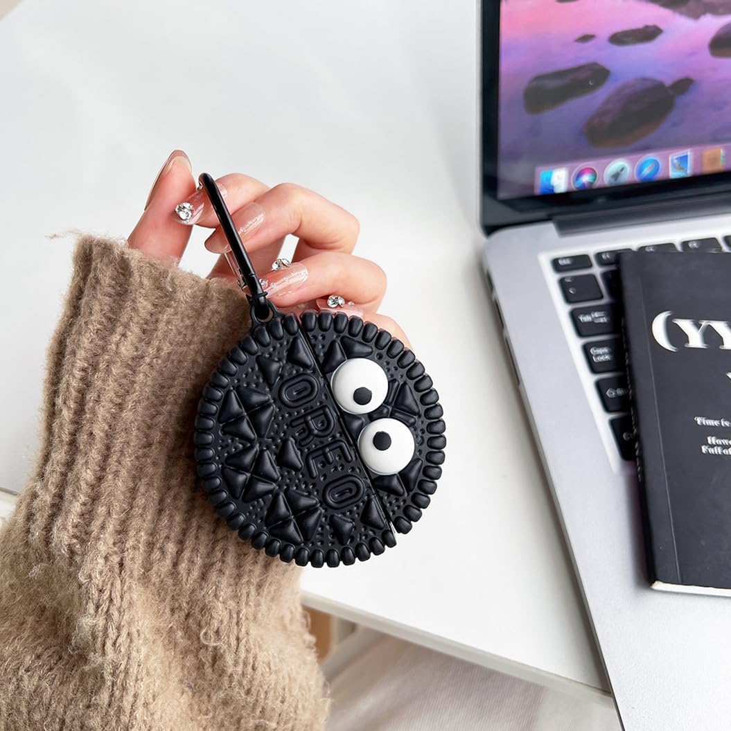 Étui Airpods en forme de Oreo- En silicone souple KZA007
