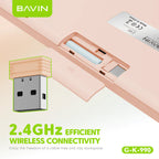 Clavier et souris sans fil BAVIN mignons et élégants