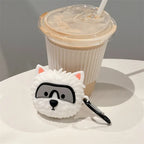 Étui Airpods en forme de chien pilote - En silicone souple KZA008