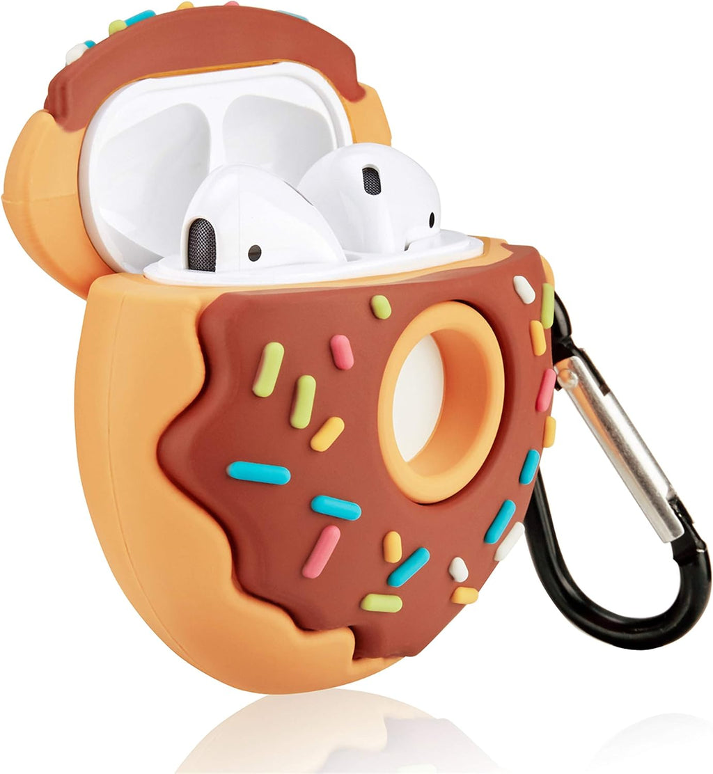 Étui Airpods motif gourmand - En silicone souple KZA010