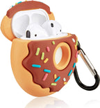 Étui Airpods motif gourmand - En silicone souple KZA010