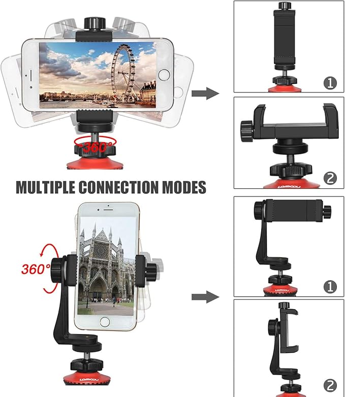 Support de Téléphone Professionnel pour Trépied