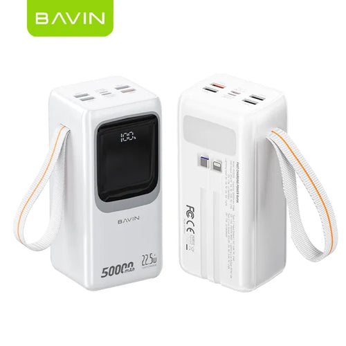 50.000 PowerBank BAVIN avec câble intégré