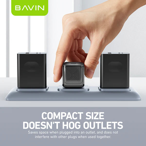 20W Mini Fast Charger + Cable 60W TYPE C Bavin PC-996Y EU