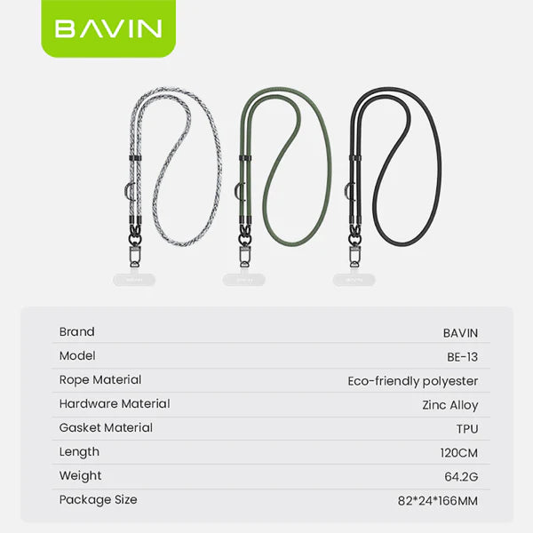 Lanière bandoulière pour téléphone BAVIN