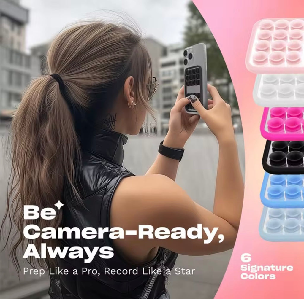 Support Téléphone Premium à Ventouse avec Miroir