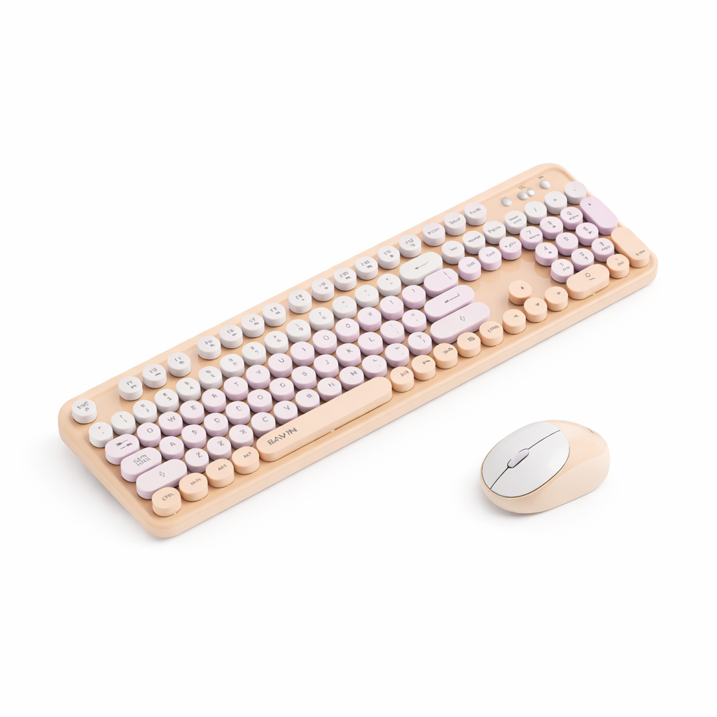 Clavier et souris sans fil BAVIN mignons et élégants