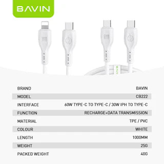 Câble de Données Bavin CB-222