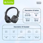 BH-57 Casque Bluetooth BAVIN