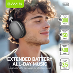 BH-55 Casque Bluetooth BAVIN