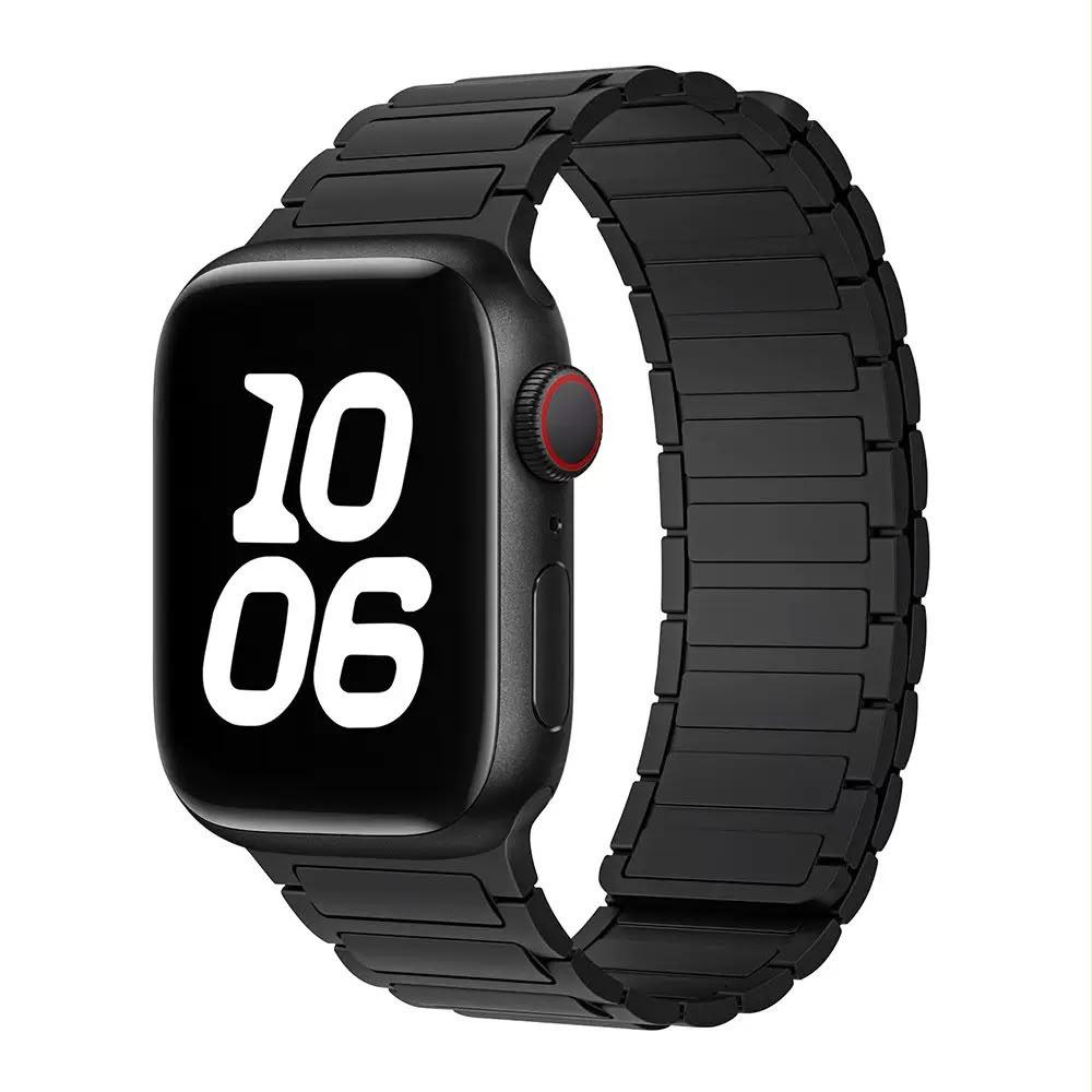 Bracelet de montre intelligente en silicone magnétique renforcé – 22 mm