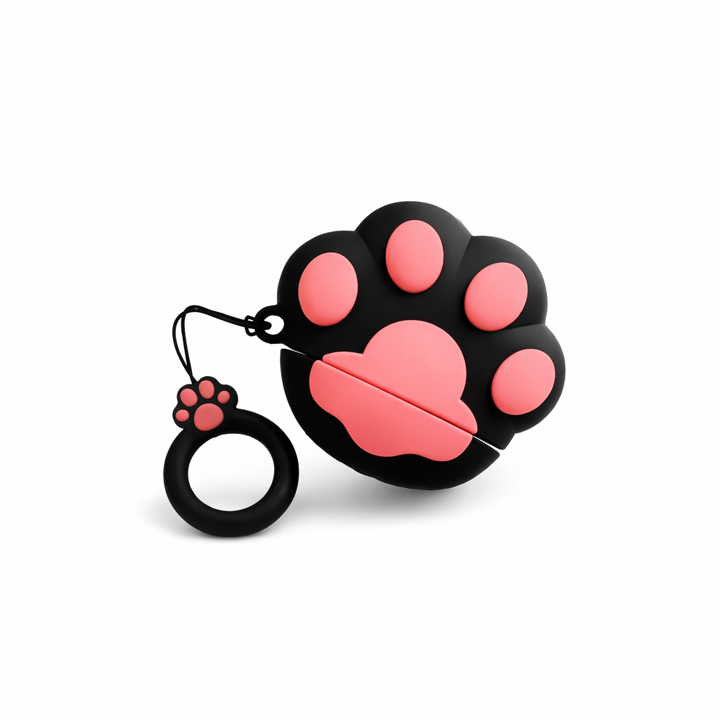 Étui mignon en forme de patte de chat pour AirPods - KZA003