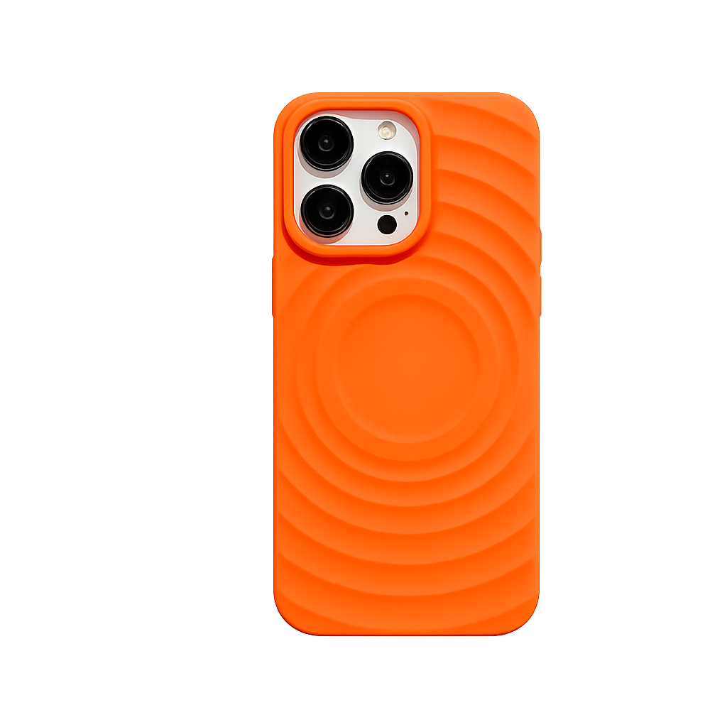 Coque KAIZEN - Silicone ultra Mince Antichoc Orangé