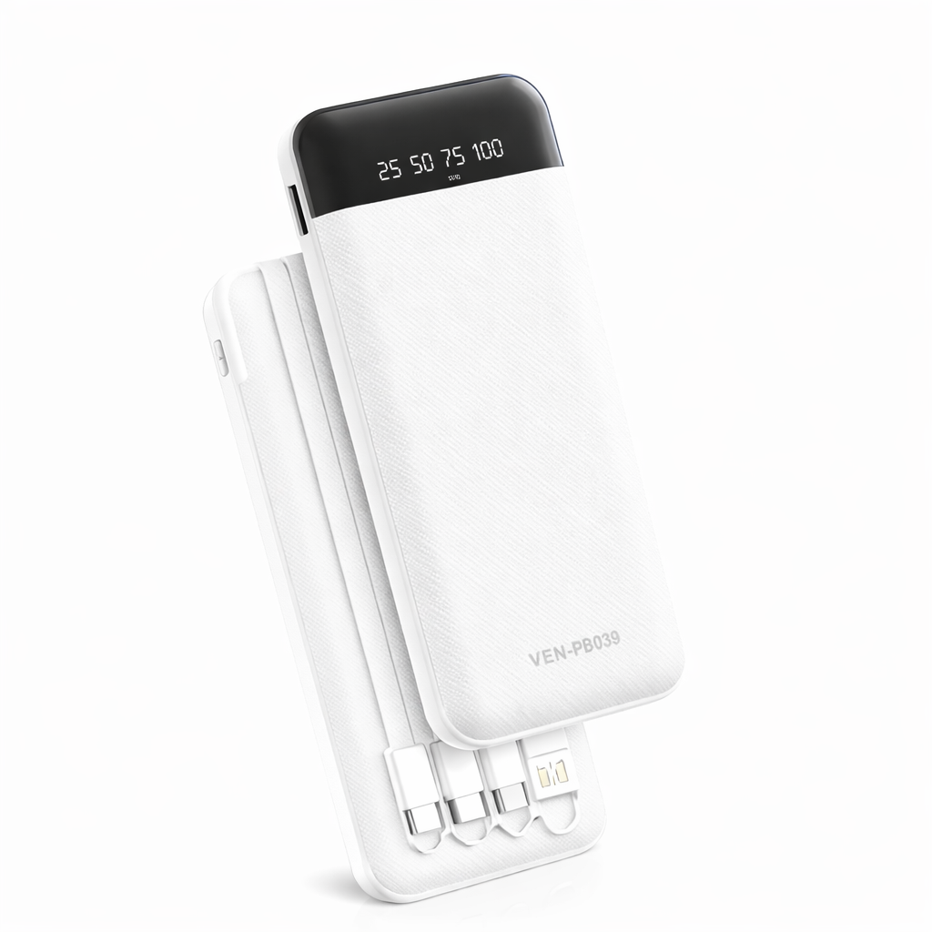 Ven-Dens VD-039 – Power Bank 10 000mAh 3-en-1 🇬🇧