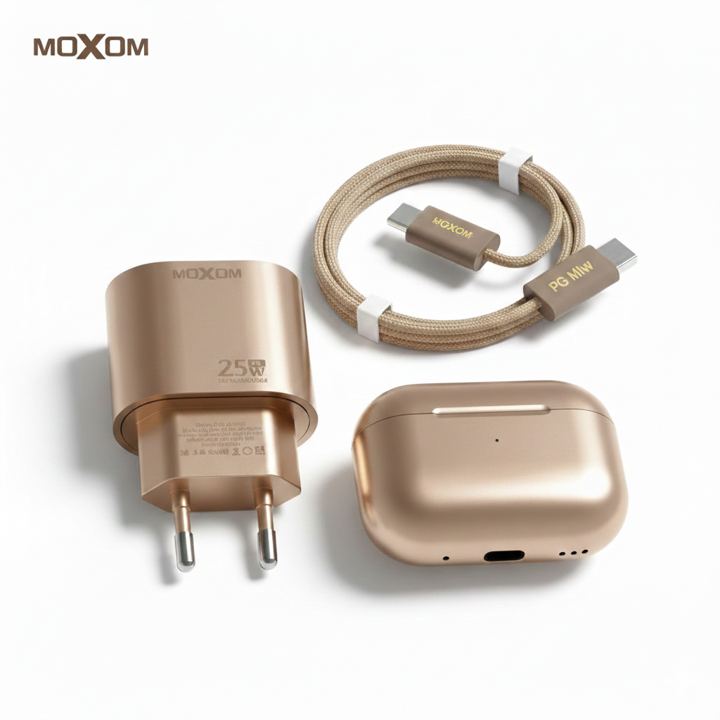 Écouteurs TWS sans fil ANC Type-C Moxom