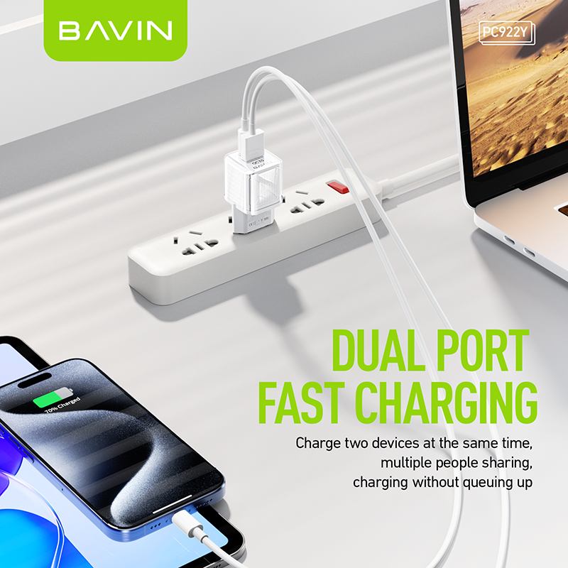 Chargeur de téléphone portable 20w BAVIN PC-922Y