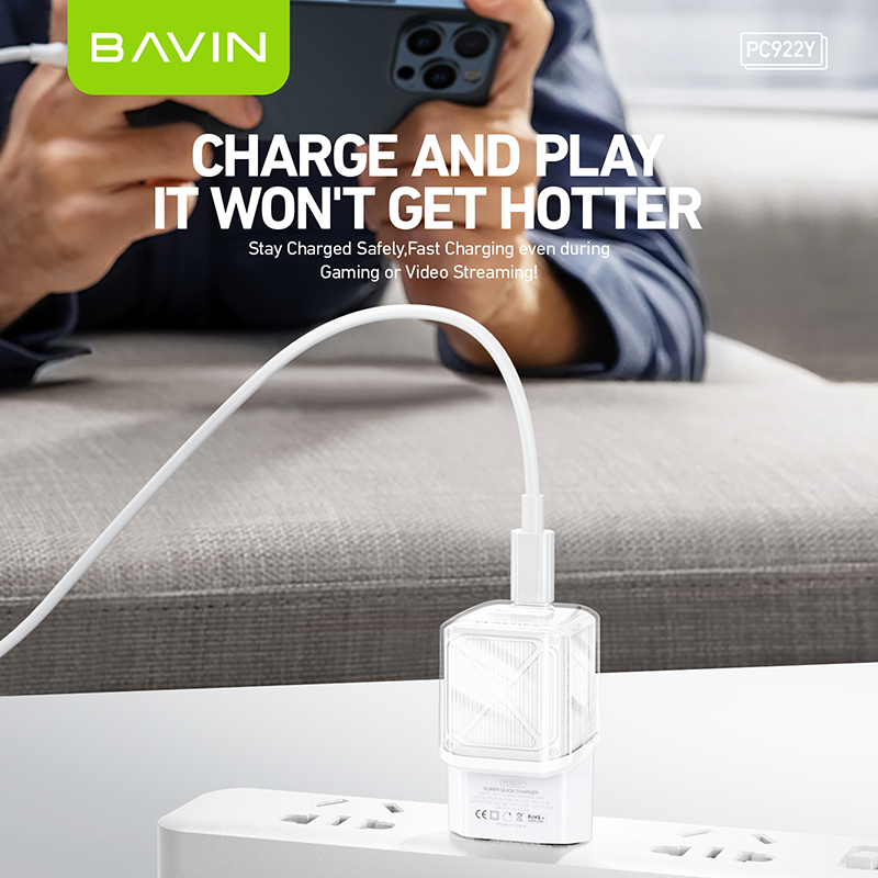 Chargeur de téléphone portable 20w BAVIN PC-922Y