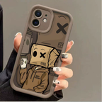 Coque KAIZEN - Imprimée homme Marron