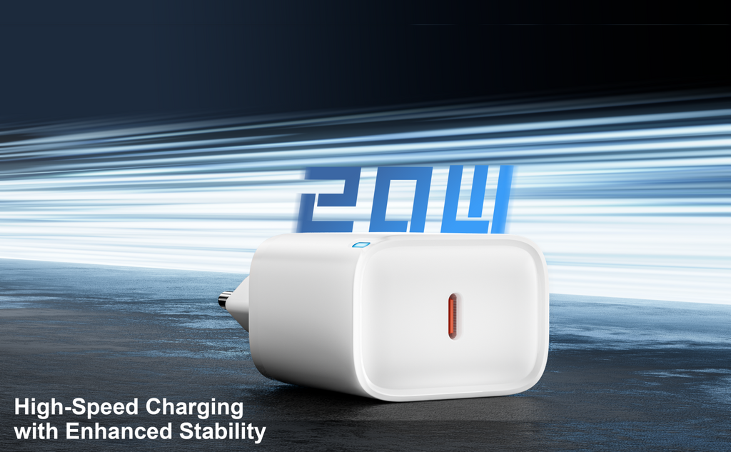 Chargeur 20W Rapide pour iPhone-Ven‑Dens🇬🇧 VD‑TC012BC
