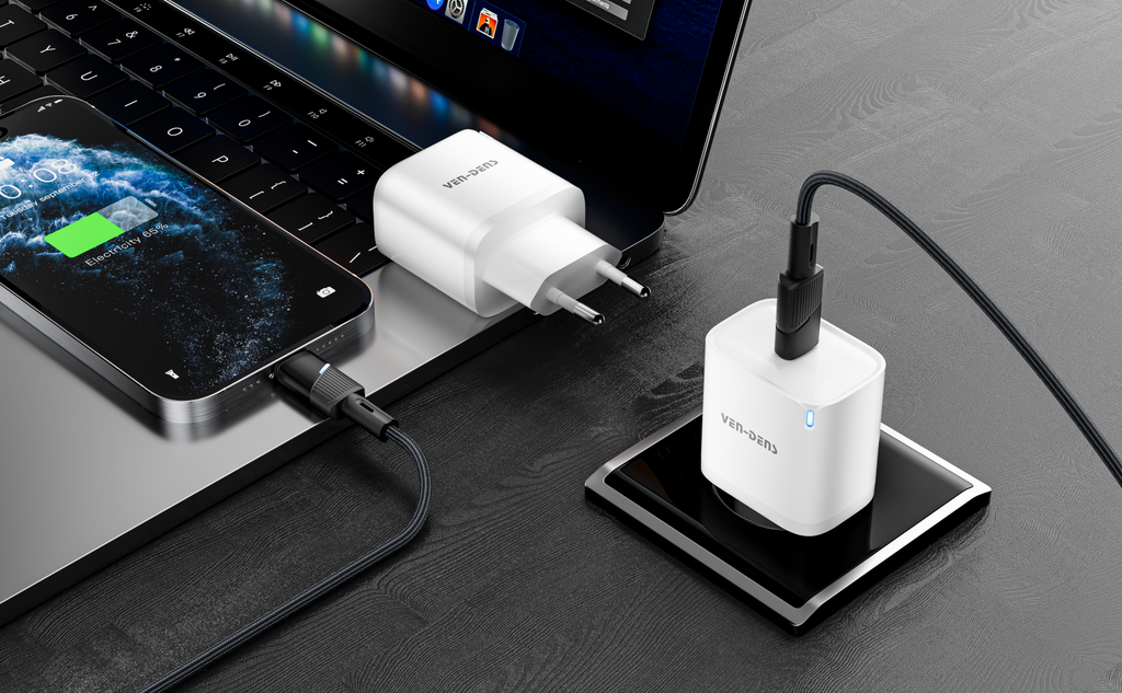 Chargeur 20W Rapide pour iPhone-Ven‑Dens🇬🇧 VD‑TC012BC