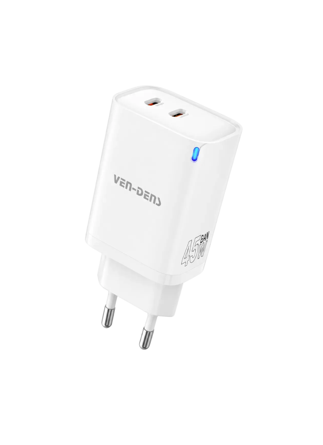 Ven‑Dens 45W VD‑136BCC – Chargeur (Double Type‑C ) 45 W