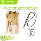 Lanière bandoulière pour téléphone BAVIN Strap en Noir