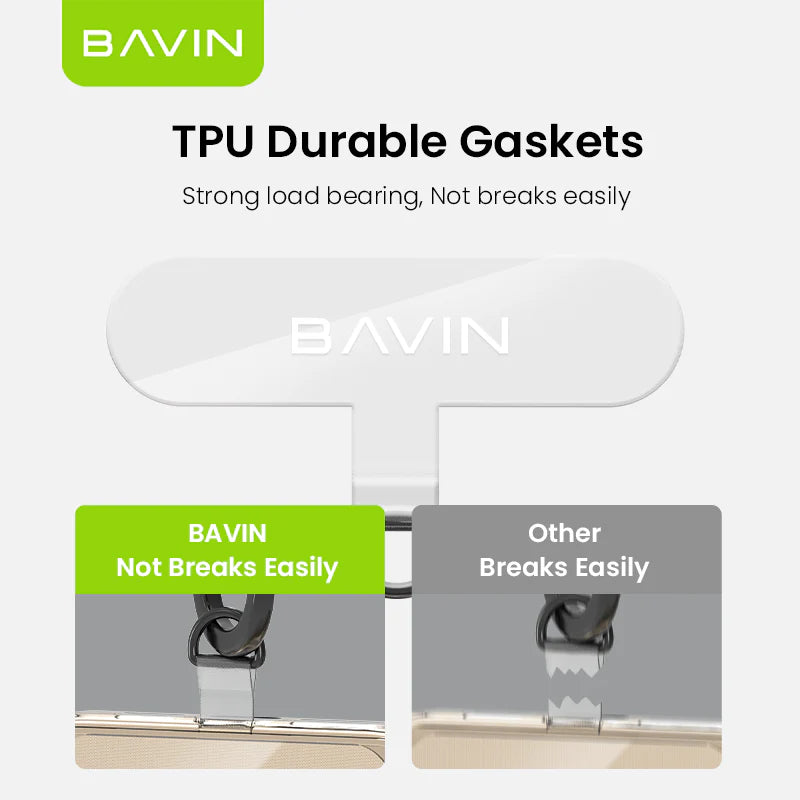 Lanière bandoulière pour téléphone BAVIN Strap en Noir