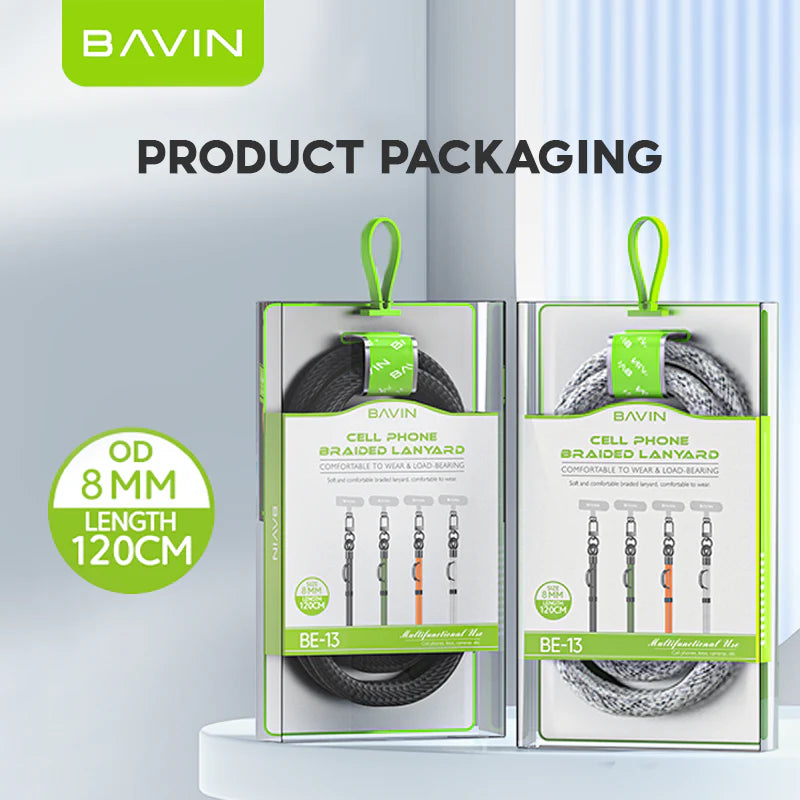Lanière bandoulière pour téléphone BAVIN Strap en Noir