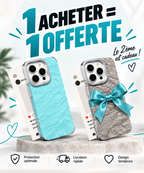 Coque effet Marbré & Glam 🤍