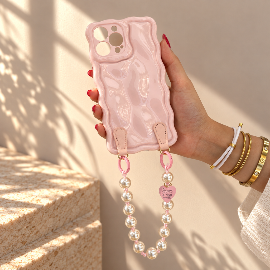Coque Luxe – Édition Pearl Wave 💖