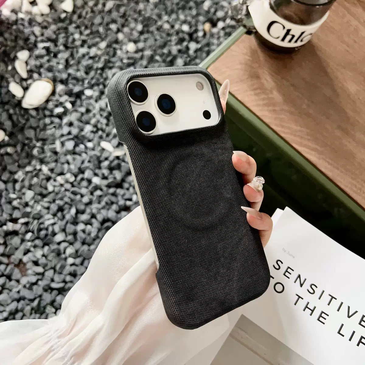 Coque Tissu en Jeans  Kaizen™ pour iphone17