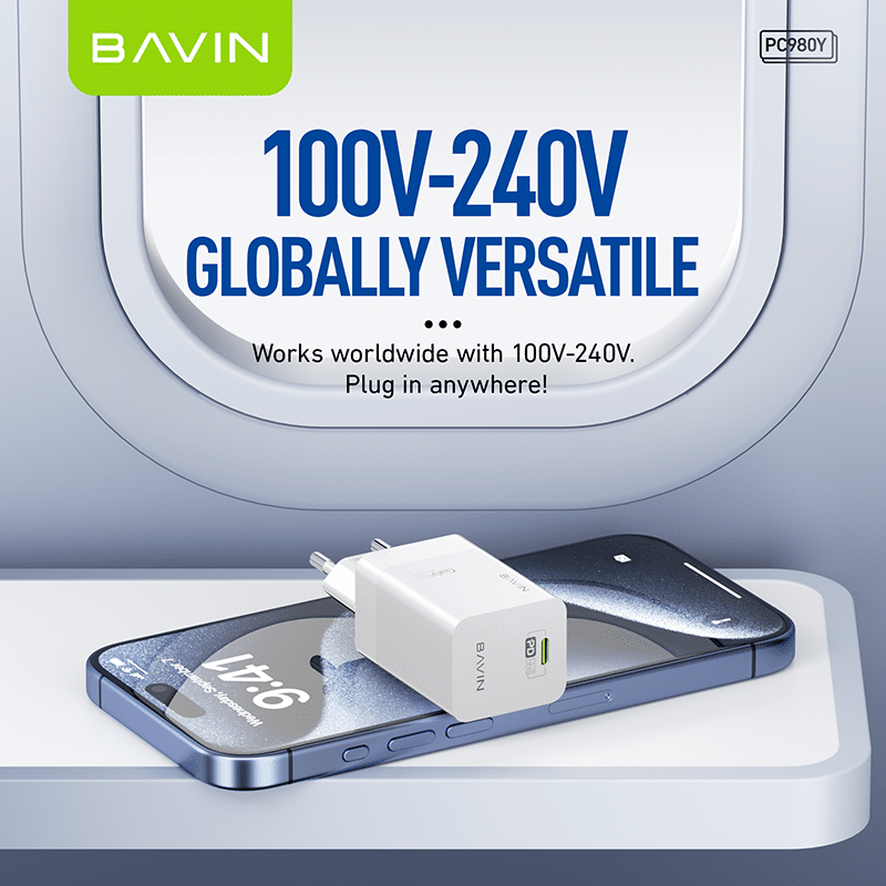 66W +CABLE TYPE C (Chargeur BAVIN PC980Y)