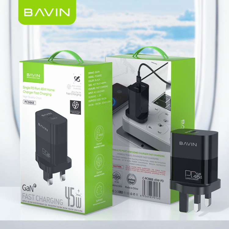 Chargeur GAN BAVIN 45W TYPE C - PC-986Y