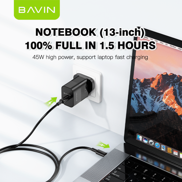 Chargeur GAN BAVIN 45W TYPE C - PC-986Y