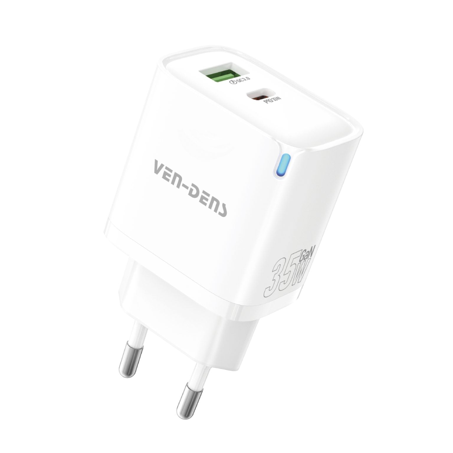 Ven‑Dens VD‑137BAC – Chargeur Secteur USB Ultra‑Rapide