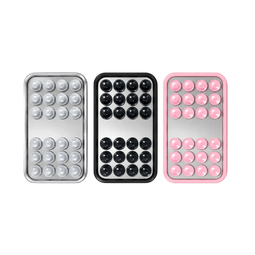Support Téléphone Premium à Ventouse avec Miroir