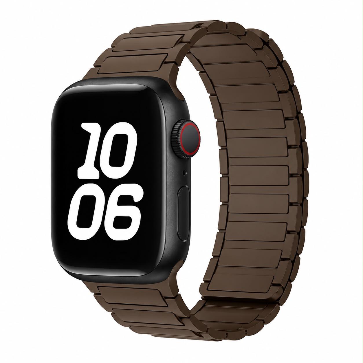 Bracelet de montre intelligente en silicone magnétique renforcé – 22 mm