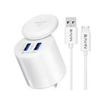 2-in-1 Wall & Wireless Charger w/ Dual USB