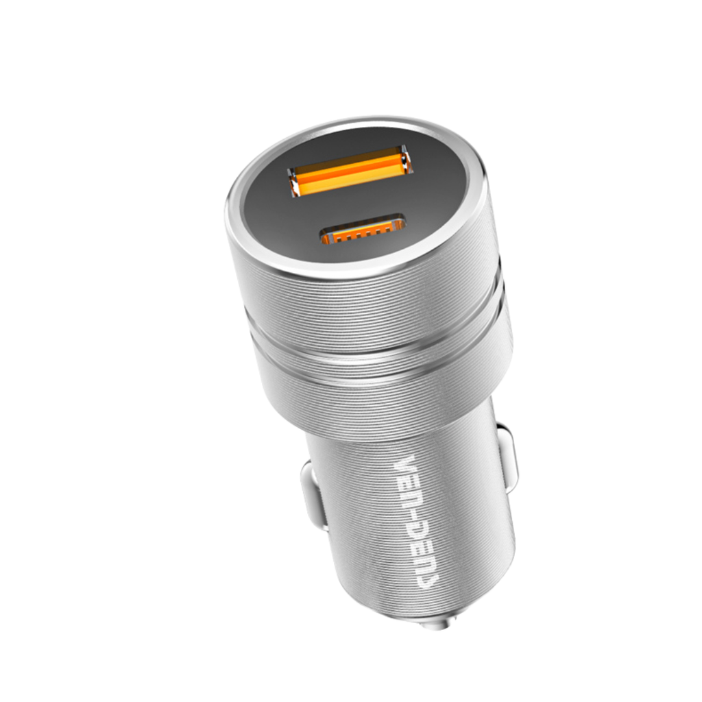 Ven-Dens VD-CC013 – Chargeur Voiture Aluminium 2 Ports 🇬🇧